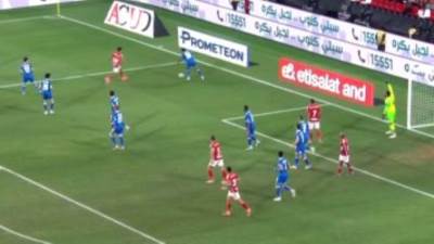 الشوط الأول.. الأهلي يتقدم على مودرن فيوتشر بثنائية نظيفة فى السوبر