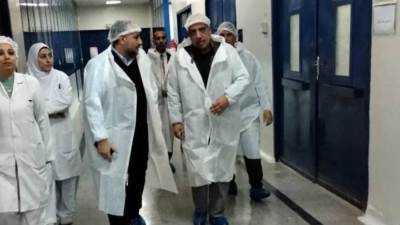 وزير قطاع الأعمال يتفقد مصانع شركة النيل للأدوية ويتابع خطة التطوير