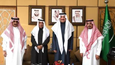 سفير المملكة لدى مصر يستقبل وفد مجلس الشورى في البرلمان العربي