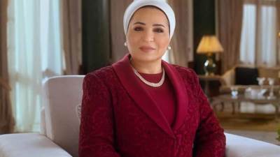 قرينة رئيس الجمهورية تهنئ الشعب بالعام الجديد