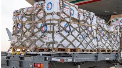 مطار العريش استقبل 450 طائرة نقلت مساعدات ووفود لغزة منذ بدء العدوان