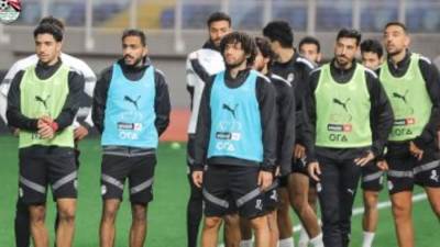 المنتخب يخوض تدريبه الثالث باستاد مصر استعدادا لأمم أفريقيا