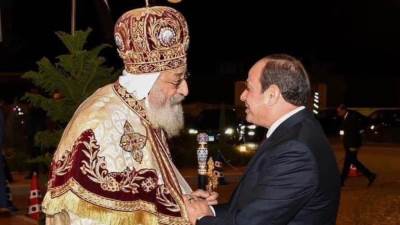 وزيرة الهجرة تشارك في قداس عيد الميلاد المجيد بكاتدرائية «ميلاد المسيح» في العاصمة الإدارية