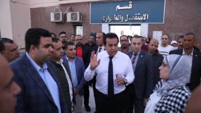 وزير الصحة يوجه بسرعة تشغيل مستشفى السويس العام بكامل طاقته لتقدم الخدمات الطبية للمواطنين 