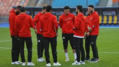 وصول لاعبى منتخب مصر لاستاد القاهرة استعدادا لودية تنزانيا