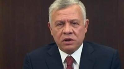 العاهل الأردني يشدد على ضرورة تمكين أهالي غزة من العودة إلى بيوتهم