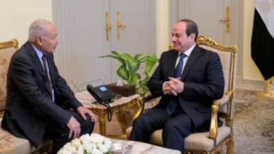 الرئيس السيسى يبحث مع "أبو الغيط" مستجدات الوضع فى الأراضى الفلسطينية