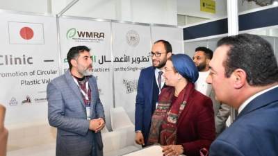 وزيرا البيئة والتجارة والصناعة يفتتحان فعاليات الدورة الجديدة لمعرض Plastex2024