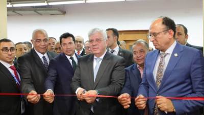 توقيع بروتوكول تعاون بين نادي جامعة حلوان وشركة يو إف سي جيم مصر للرياضة