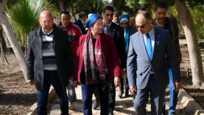 وزيرة البيئة تتفقد المشتل المركزى لوزارة البيئة للوقوف على الوضع الحالي له وتحديد آليات رفع كفاءته