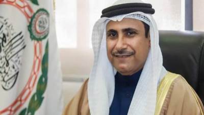 رئيس البرلمان العربي يشيد بمخرجات القمة المصرية- الأردنية- الفلسطينية