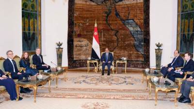 توافق مصرى أمريكى حول الرفض التام لمبدأ أو محاولات تهجير الفلسطينيين