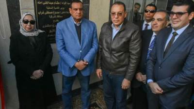 وزير التنمية المحلية ومحافظ الشرقية يفتتحان مشروعات بتكلفة 55 مليون جنيه بميدان التحرير بالزقازيق