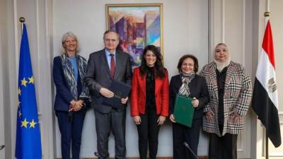 المشاط تشهد توقيع اتفاقية «المبادرة الوطنية لتمكين الأطفال» بين الاتحاد الأوروبي والمجلس القومي للطفولة والأمومة