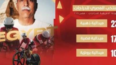 وزير الرياضة يهنئ منتخب مصر للدراجات بلقب البطولة الأفريقية وحصد 50 ميدالية