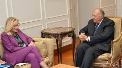 شكري يؤكد مجددا التزام مصر بالعمل على استدامة إنفاذ المساعدات الإنسانية لغزة