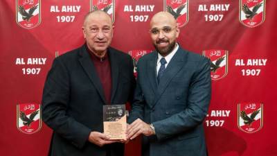"لارز" للتطوير العمراني الراعي الرئيسي لمعسكر النادي الأهلي بدولة الإمارات خلال يناير