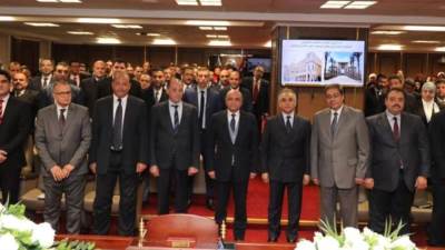 وزير العدل يشهد أداء اليمين القانونى للأعضاء القانونين الجدد بالشهر العقارى