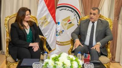 وزير الدولة للإنتاج الحربي" يستقبل " وزيرة الهجرة "  لبحث التعاون لدعم المصريين بالخارج