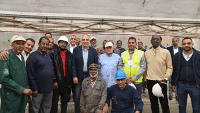 سويلم يتفقد منشآت السد العالى وأعمال تطوير منظومة المراقبة والتشغيل بالسد