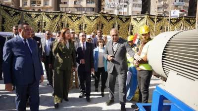 وزيرا التخطيط والتنمية المحلية يتفقدان مشروع استراتيجية الأمطار بالإسكندرية