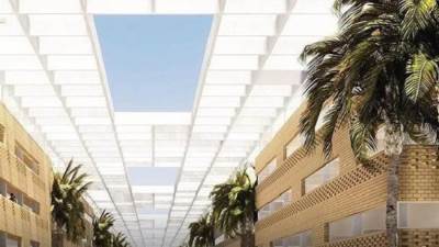 وزير التعليم العالي يهنئ الجامعة الفرنسية لفوز تصميماتها لحرمها الجامعي بجائزة فرانس ديزاين العالمية