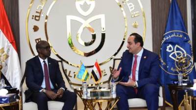 رئيس الرعاية الصحية يبحث التعاون مع سفير رواندا وتعزيز السياحة العلاجية للوافدين