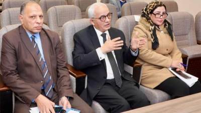 وزير التربية والتعليم يعقد اجتماعًا لمتابعة الإجراءات التنفيذية المتعلقة بمسابقة "۳۰ ألف معلم..السنة الثانية"