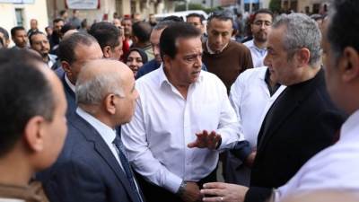 وزير الصحة يتفقد المعهد الطبي القومي والمعمل المشترك الإقليمي بدمنهور