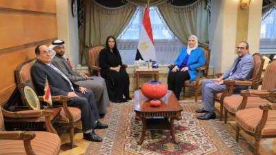 وزيرة التضامن الاجتماعي تستقبل سفيرة الإمارات بالقاهرة