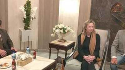 وزيرة الدفاع الهولندية تصل معبر رفح