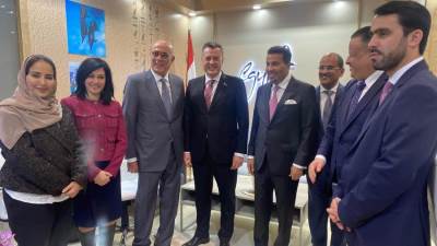 وزير السياحة والآثار يلتقي مجموعة من من السفراء العرب المعتمدين في إسبانيا