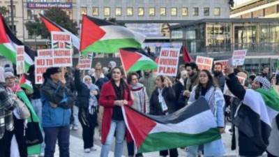 الآلاف يتظاهرون فى أوروبا مطالبين بوقف العدوان على غزة