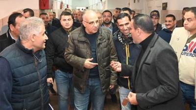 الدكتور سويلم يتفقد مشروعات الموارد المائية والري بشمال سيناء