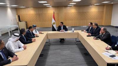 وزير الصحة يبحث التعاون مع شركة EHS في حلول الذكاء الاصطناعي بالقطاع