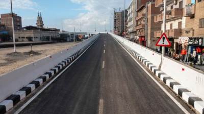 وزير النقل : اليوم بدء التشغيل التجريبي للكوبري اعلي مزلقان قويسنا اعلى السكة الحديد 