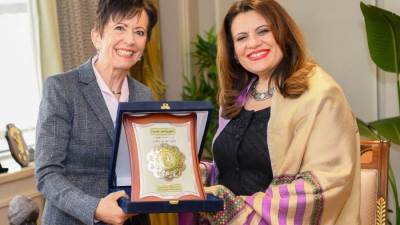 سفيرة سويسرا للوزيرة سها جندي: نتطلع لتوقيع الإعلان المشترك بين الجانبين في مجال الهجرة