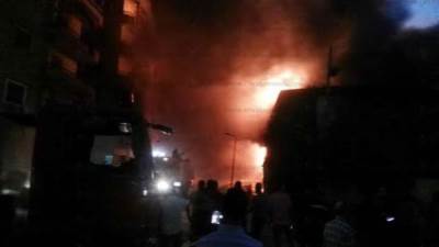 تفحم مطعم بعد ساعات من افتتاحه إثر انفجار اسطوانة غاز بالغربية