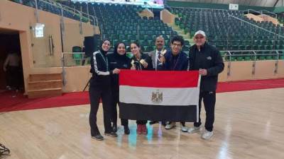مصر تحصد 6 ميداليات متنوعة في البطولة العربية للريشة الطائرة بالسعودية