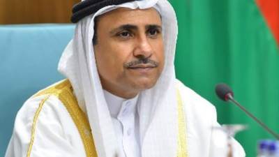 العسومي يطلع مندوب فلسطين لدى الجامعة العربية على تحركات وقف العدوان على غزة