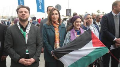 نيفين الكيلانى:حرصنا على أن يبدأ يوم فلسطين من جناح الطفل لنؤكد أن القضية حاضرة وستظل 