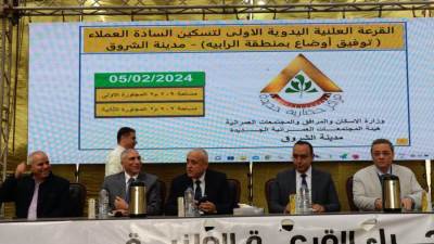 "الإسكان" تُجري القرعة العلنية الأولى لقطع أراضٍ تم توفيق وضعها بمنطقة الرابية بالشروق