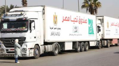 صندوق تحيا مصر يعلن توزيع 200 ألف كرتونة مواد غذائية فى 5 محافظات