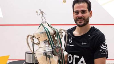 وزير الرياضة يهنئ اتحاد الإسكواش بعد فوز كريم عبد الجواد ببطولة بيتسبرج المفتوحة