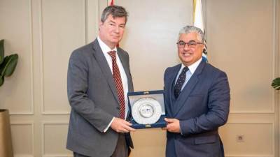 اقتصادية قناة السويس تستقبل السفير البلجيكي بالقاهرة لمناقشة سبل التعاون المشترك