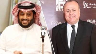 وصول تركى آل الشيخ وعمرو الفقى لمقر وزارة الثقافة