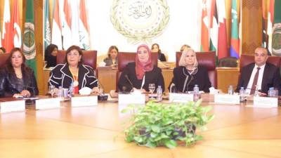 وزيرة التضامن تفتتح فعاليات المؤتمر السنوي لجمعية سيدات أعمال مصر 21 بجامعة الدول العربية
