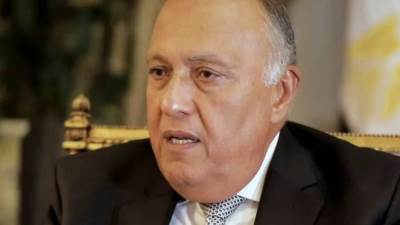 شكري يؤكد رفض مصر القاطع لتهجير الفلسطينيين