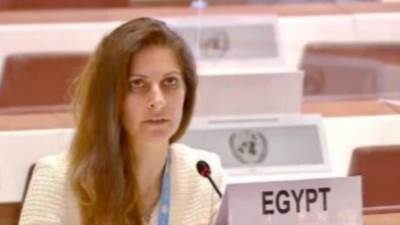 مستشارة وزير الخارجية ياسمين موسى تقدم مرافعة مصر أمام العدل الدولية