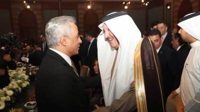 وزير العمل يشارك السفارة الكويتية بالقاهرة احتفالها بالعيد الوطنى الـ63